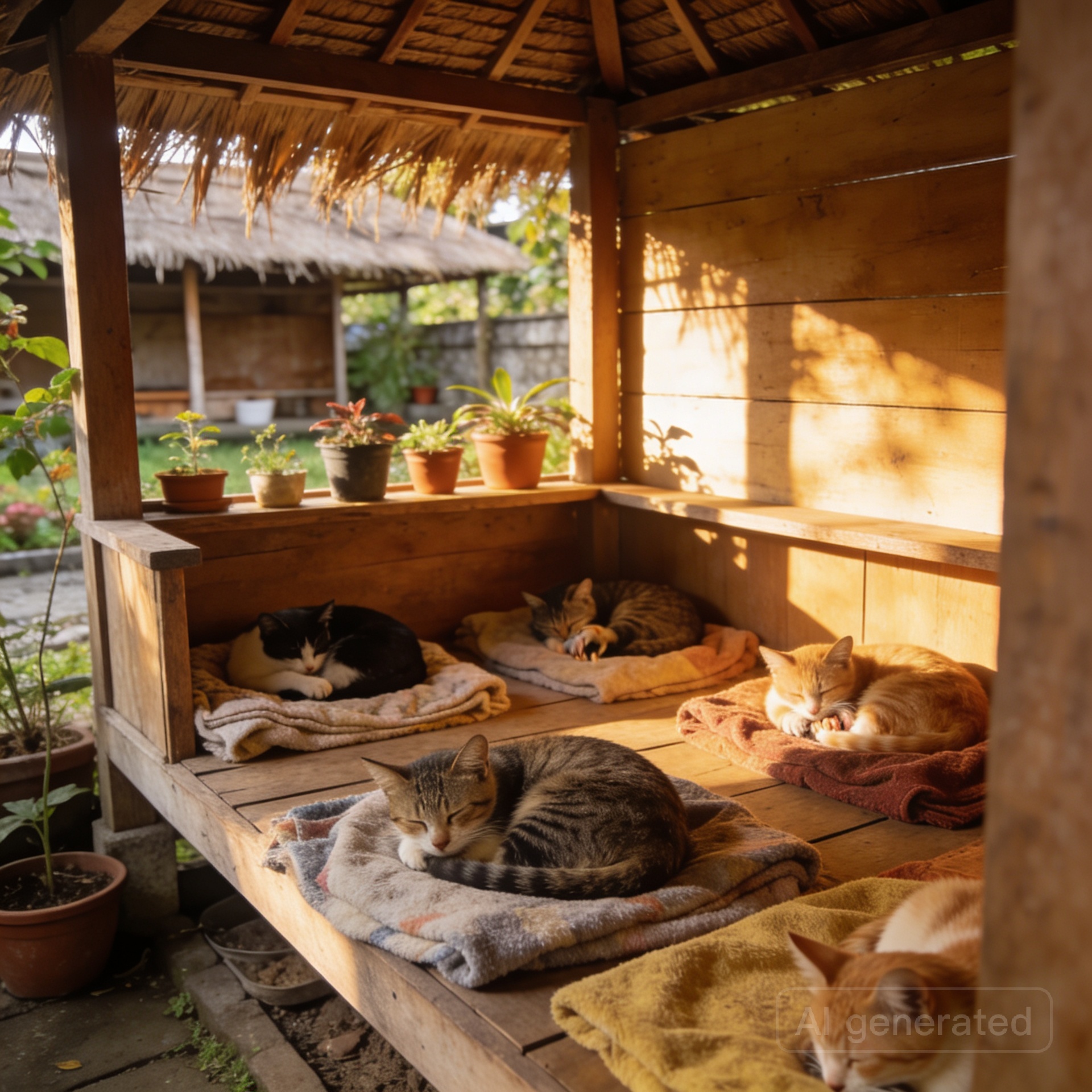 Rumah Kucing Shelter