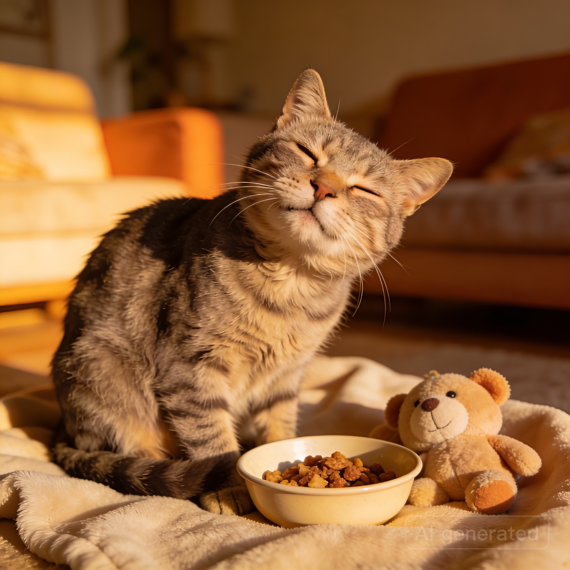 Kucing Tua Berhasil Diadopsi